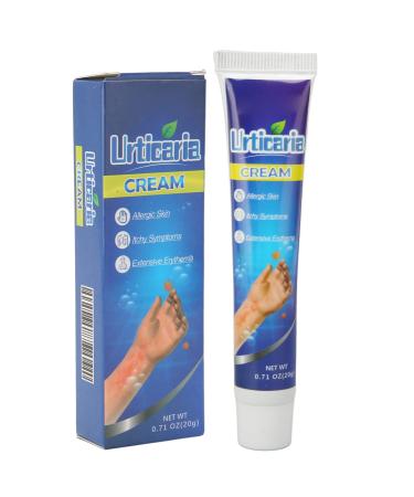 Saluaqui 20g Itching Cream Pruritus Ointment for Skin Adjunctive Treatment Microbiome Maintaining for Relief Itchy Dermatitis|Dry Eczema|Allergic rashes|Hives Nettle rashes|Chickenpox|Insect Bite