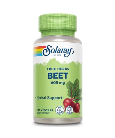 Solaray Beet 605 mg 100 VegCaps - Buy Online on GoSupps.com