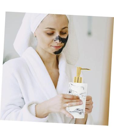 PRETYZOOM 1pc Simple Storage Decorative Bath Lovely Press-Type Liquids Shower Resin Supply Replacement Use White 19.00X7.00X7.00CM - Buy Online on GoSupps.com