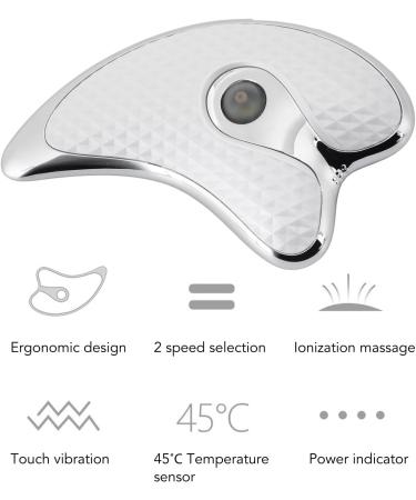 Shop Gua Sha Massager | Electrical Facial Tool for Tightening Lifting & Anti-Aging | Vibrating Scraping Gua Sha Tool - Buy Online on GoSupps.com