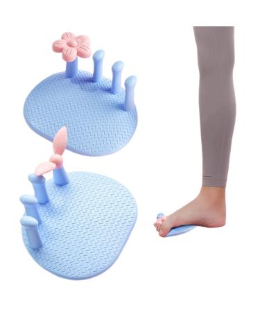 Toe spacers for feet-toe spreader toe valgus corrector |Toe vault coaches separator leg trainer with a non-slip handle and ornate underside device for toe correction