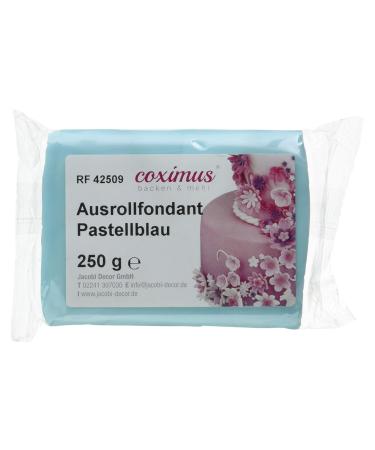 Cake Company Fondant pastel blue 4 x 250 g |Colored roller fondant for cakes cakes muffins and other pastries |Flexible soft flexible & tearproof
