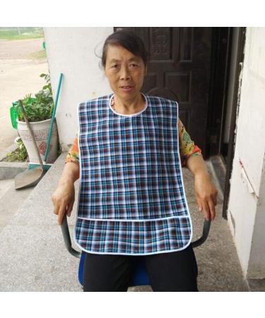 Bibs gLoaSublim Waterproof Old People Meal Eating Drinking Bib Protector Disability Aid Apron - Red - Buy Online on GoSupps.com