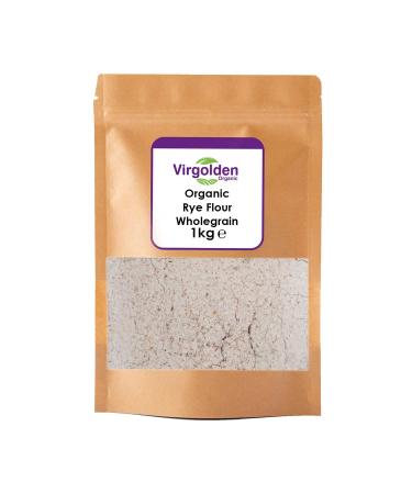 Organic Rye Flour Wholegrain 1kg by Virgolden Organic
