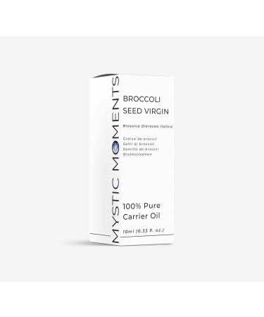 Mystic Moments Broccoli-Samous Virgin Carrier Oil 10ml | Pure Natural Vegan Oil for Hair Face Nails Aromatherapy & Massage - GVO-Free - Buy Online on GoSupps.com