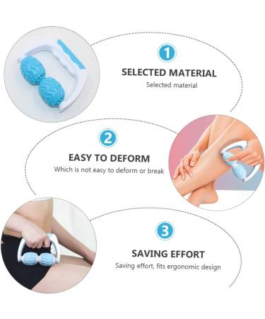 Gleavi 3-Stage Hand Massage Roller - Portable Home Fitness Equipment for Muscle Relief | 15x12x4cm | International Shipping Available - Buy Online on GoSupps.com