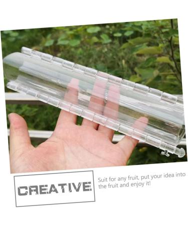 Mipcase 2pcs Fruit Shaping Mold Garden Fruit Shaping Tools Watermelon Growing Molds Cucumber Shaping Mold Cucumber Grow Mold Clear Fruit Omatome Veggie Planta Plastic Accessories Vegetable 21x4cm Transparent Color - Buy Online on GoSupps.com