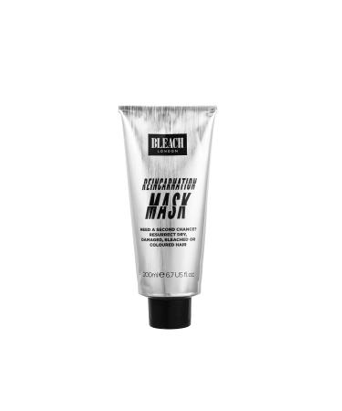 BLEACH LONDON Reincarnation Mask - Nutrient Rich, Repairs & Hydrates Dry, Damaged, Bleached or Coloured Hair, Vegan, Cruelty Free, 6.7 fl. oz. 6.7 Fl Oz (Pack of 1)