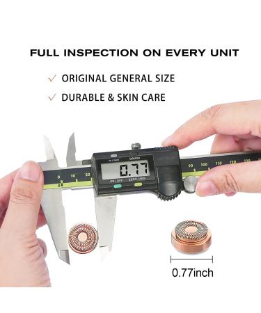 Tuokiy Facial Hair Remover Replacement Heads - 6 Count | Fits Flawless Finishing Touch Tool | As Seen On TV - Buy Online on GoSupps.com