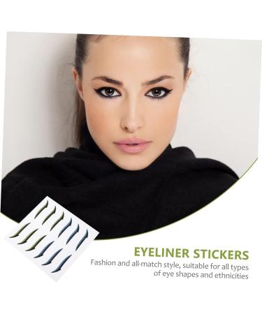 POPETPOP 12 Pairs Glitter Eyeliner Double Eyelid Tapes Double Eyelid Strips Skin Patch Miss Eyes - Buy Online on GoSupps.com
