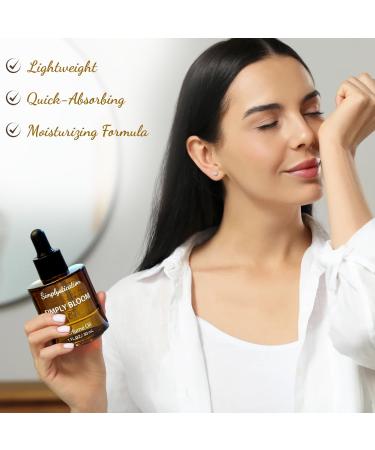Simply Bloom Jasmine & MCT Perfume Oil Scented Fragrance Oil for Hair & Body Long Lasting Blooming Oil Inspired By G. Bloom for Women Dropper Bottle 30ml 30 ml Simply Bloom - Buy Online on GoSupps.com