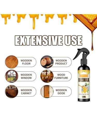 Beeswax Spray Furniture Polish 120ml - Premium Beeswax Polish for Wooden Floors & Furniture Refinishing Care - Buy Online on GoSupps.com