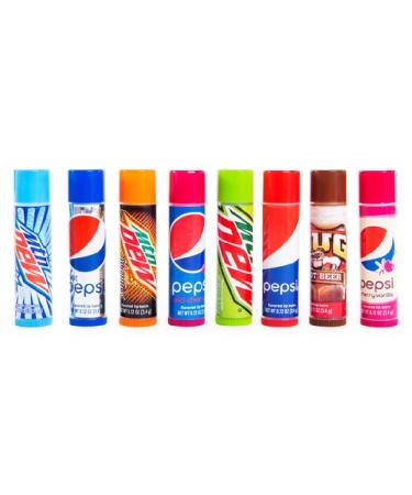 Taste Beauty Soda by Pepsi - 8 Tube Variety Pack Flavored Lip Balm | Buy Best Internationally Online - Buy Online on GoSupps.com