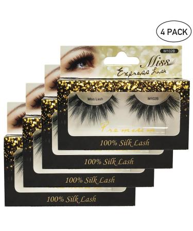 Miss Lashes 3D Volume M102B - Premium False Eyelashes for All-Day Glam | International Shipping Available - Buy Online on GoSupps.com
