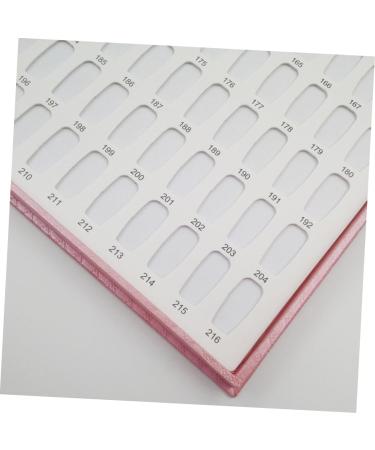 Ipetboom Nail Polish Display Card 216 Birthday Hair Color Card Scarf Ponytail Holder Dreadlock Fabric Beads Eyeshadow Palette Organizer Display Card Pink Nail Nail Polish Card 21.00X18.00X3.00CM Pink - Buy Online on GoSupps.com