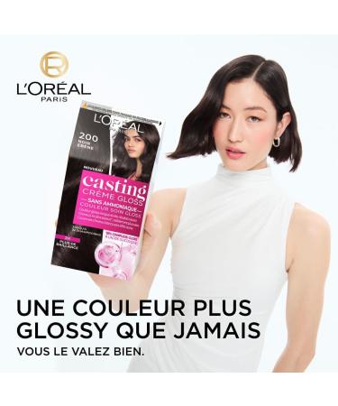 L'Or al Paris - Semi-Permanent Tone-on-Tone Hair Color - Ultra Glossy & Natural Color - Ammonia Free - Casting Cr me Gloss - Shade: Icy Brown (415) - Buy Online on GoSupps.com