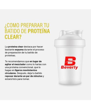  Beverly Beverly Isolate Clear - Clear Whey Protein Isolate - 500g - 25g of protein per serving - 30 servings - Fruity refreshing - Pineapple coconut banana flavor mix - Buy Online on GoSupps.com