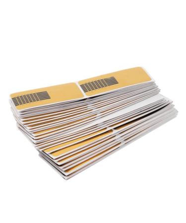 100Pcs Nail Art Tips Acrylic Nail Tips Extension Forms Guide Stickers French Nail Diy Tool Acrylic Uv Gel Tools Nail Art Stickers For Salon Or Home Use