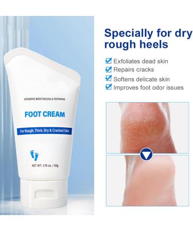  Beslibate Urea cream urea foot cream 40% urea lotion for maximum strength feet foot and hand cream with hyaluronic acid urea foot lotion 50 g *2 cream4-5 - Buy Online on GoSupps.com