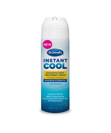 Dr. Scholl's Instant Cool Athlete's Foot Treatment Spray, 5.3oz Athlete's Foot Spray Treatment