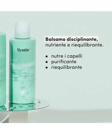 Syster Moisturizing Hair Rinse with Jojoba Oil - Vegan & Paraben-Free for Curly Greasy Frizzy Dry Hair - 150ml Made in Italy - Buy Online on GoSupps.com
