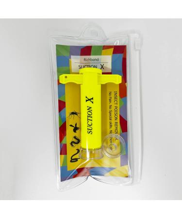 2pc Y&W Suction-X Visible Suction-Power Extra Cup Available Patented Lock Handle Bug Bite Tool Poison Venom Remover Hands Free/Chemical Free to Mosquito Bites/Reusable Insect Bite Tool Yellow and White - Buy Online on GoSupps.com