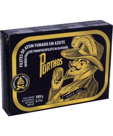 Porthos Gourmet Wood Smoked Sardines Salmon Mackerel Trout & Tuna - Premium International Seafood - Buy Online on GoSupps.com