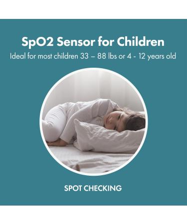 CMI Health Pediatric SpO2 Finger Clip Sensor for Children - Compatible with Handheld Pulse Oximeters - Buy Online on GoSupps.com