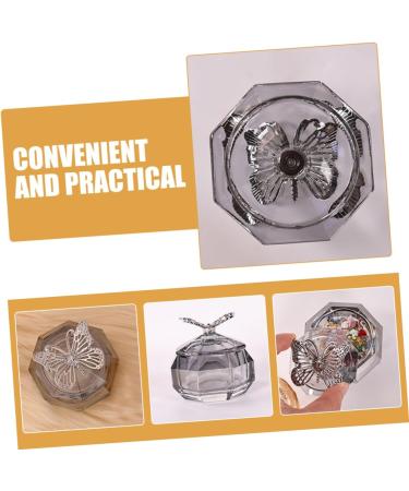 Ipetboom Crystal Glass Dappen Dish for Acrylic Nails Acrylic Nail Tools Nail Liquid Holder Manicure Cup Nail Dish Nail Dappen Dish Nail Cups Zinc Alloy Nail Supplies With Cover - Buy Online on GoSupps.com