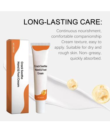  XINRAN Hand and foot cream for cracked skin moisturizing hand and foot care non-greasy moisturizing treatment Netz F ße Lotion for dry rough cuticles oil for heels dry cracked knees and elbows (2 pcs) - Buy Online on GoSupps.com