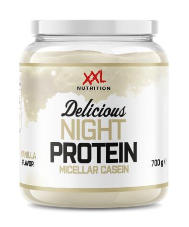 XXL Nutrition XXL Nutrition - Delicious Night Protein - Caseine BCAA - Vanille - 700 Grammes