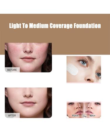 4 In 1 Foundation Liquid Foundation 4 in 1 - Medium Spectrum Foundation 4 in 1 - Light Spectrum Hydrating Medium Full Coverage Concealer with SPF 50+ (1PCS 30g) 1pcs 30 g (Pack of 1) - Buy Online on GoSupps.com