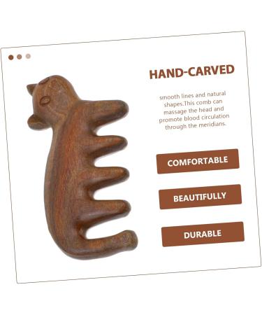 Beaupretty 1st Kitten Gr ner Sandelwood Comb - Face & Scalp Massage Brush for Ultimate Relaxation | International Shipping Available - Buy Online on GoSupps.com