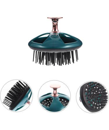 Collbath Shampoo Kamm Scalp Massager | Travel Compact Scalp Brush | Durable Scalp Peeling Accessory | Hotel & Home Use | Green 9x8cm - Buy Online on GoSupps.com