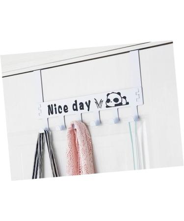 Cabilock Over Door Clothes Hanger Rack Hat Rack Coat Hook Racks Storage Rack Door Hook Door Frame Indoor medium White - Buy Online on GoSupps.com