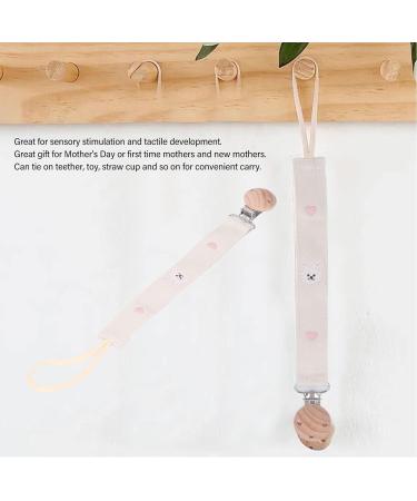 Soft Rabbit Pacifier Holder Strap - Easy-to-Wear Clip for Babies | Prevents Detaching | Best International Shipping - Buy Online on GoSupps.com