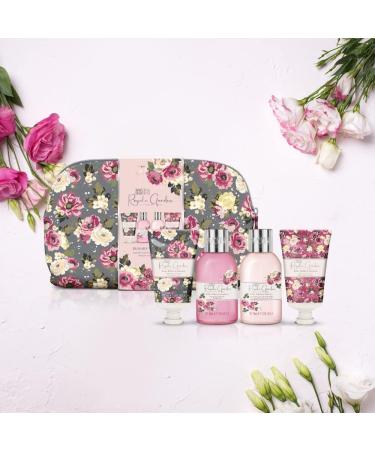 Baylis & Harding Royale Garden Rose Poppy & Vanilla Luxury Wash Bag Gift Set - Vegan Friendly - Buy Online on GoSupps.com
