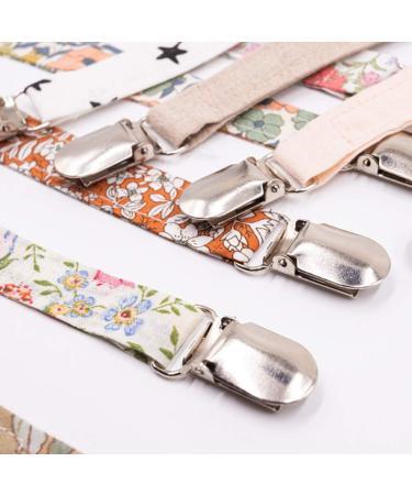 OKwife Dummy Clips | Pacifier Clips & Teether Holder | Cotton Linen Soother Clip Chain for Babies - International Shipping - Buy Online on GoSupps.com