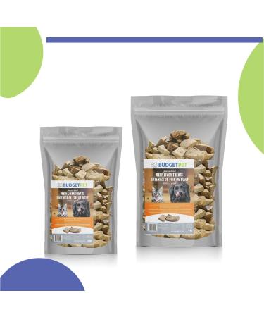 Budget Pet Freeze Dried Beef Liver Treats for Pets 1kg Bag - Chews Pure and All Nutritive Low Calorie Training Treats - Large and Small Breeds Flavor Your Pets Will Love. - Buy Online on GoSupps.com