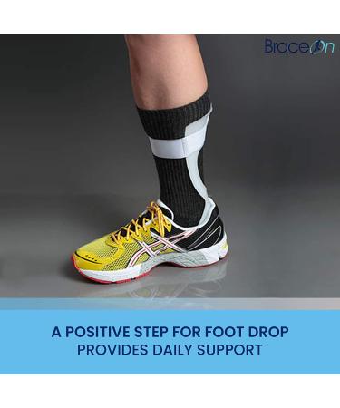 AFOSwedish Foot Support - Drop Foot Stabilizer for Men - Moldable & Lightweight Polyethylene - Left Foot - Buy Online on GoSupps.com