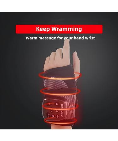 ZJchao Wrist Brace Massage - Carpal Tunnel Support Electric Vibration & Heat Therapy for Pain Relief - Buy Online on GoSupps.com