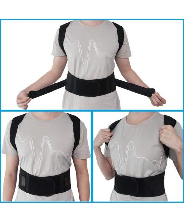 Adjustable Magnetic Posture Corrector Corset | Back Brace & Lumbar Support for Men & Women - Large-XL Nude - Buy Online on GoSupps.com