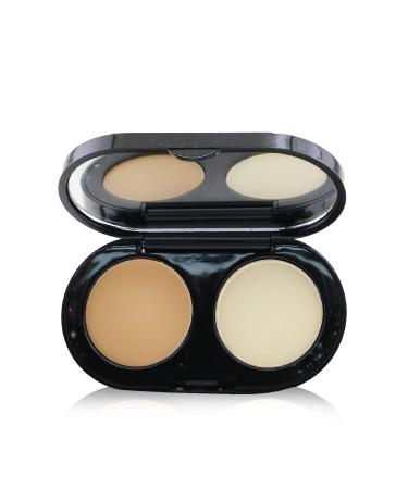 Bobbi Brown New Creamy Concealer Kit - Warm Natural Creamy Concealer + Pale Yellow Sheer Finish Pressed Powder - 3.1g/1.1oz