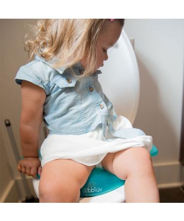 BBLV Pti Padded Toilet Seat Cover for Potty Training - Aqua - Buy Online on GoSupps.com