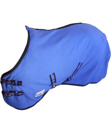 Buy RL24 Sweat Rug BASICLINE - Breathable Fleece Horse Transport Blanket Royal Blue 115cm for International Shipping - Buy Online on GoSupps.com