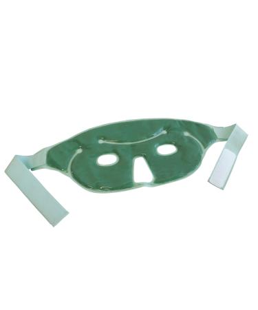 Eurow Luxe Hot & Cold Thermal Clay Half Coverage Face Mask with One Adjustable Strap Green