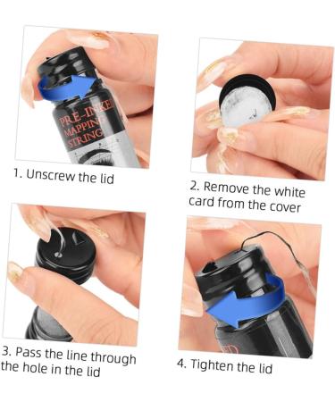 Angoily Eyebrow Ink Black Line Measuring Tool Eyebrow Tattoos Ruler Tattooing Ruler Major - Buy Online on GoSupps.com
