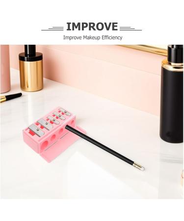 CALLARON Lot de 2 Taille-crayons 5 Trous pour Sourcils Eyeliner et Crayons L vres Manuel avec Couvercle Plastique Pointe Longue Portable et Polyvalent Format de Poche Rose Outil - Buy Online on GoSupps.com