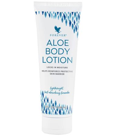 Forever Living Forever Aloe Body Lotion - Fast-Absorbing Hydrating Vegan & Gluten-Free Moisturizer for Youthful Skin - Light Floral Scent - 8 Fl Oz