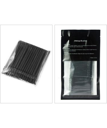 Gracelaza 100 Pieces Disposable Lip Brushes Lipstick Gloss Wands Applicator Makeup Tool Kits Black #1 - Buy Online on GoSupps.com